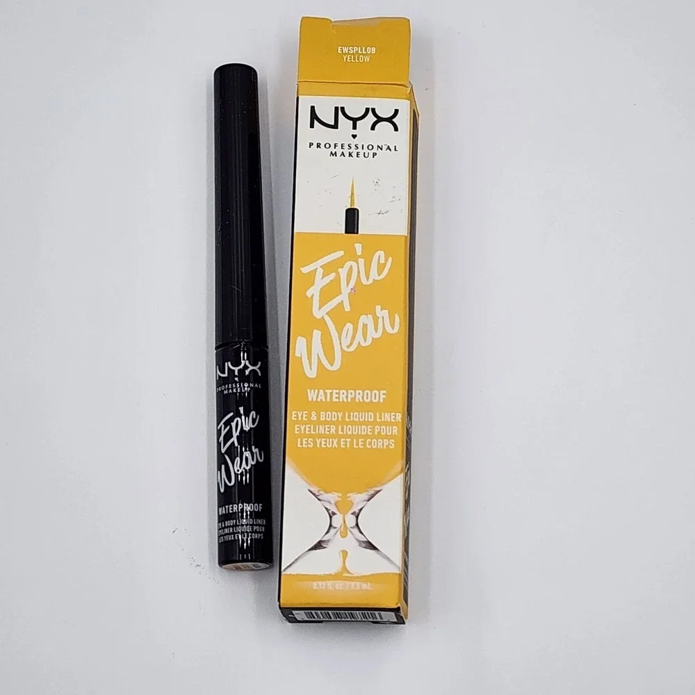 NYX Professional Epic Wear Eye and Body Liquid Liner Waterproof Yellow Bold New‎